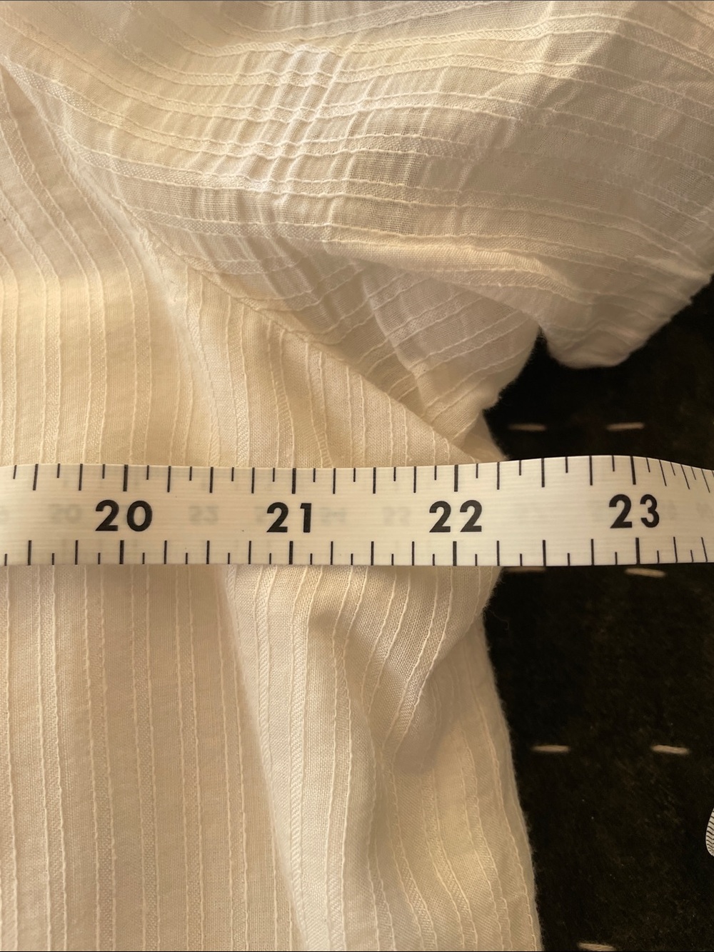 LOFT White Embroidered Split-Neck Blouse - Picture 5 of 5